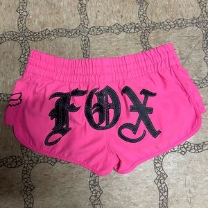 Fox racing neon shorts